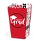 Big Dot of Happiness Red Graduation Party Favor Popcorn Treat Boxes - Set of 12